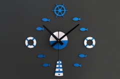 UnTime Clock Double Dial Wall Clock